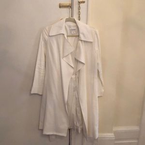 Club Monaco White Trench Coat for Spring